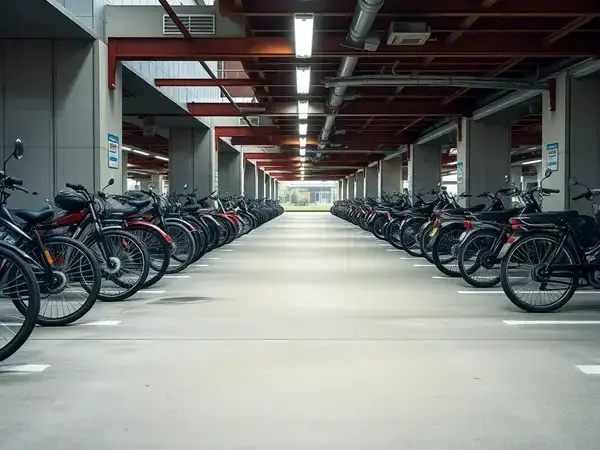 駐輪場清掃事例